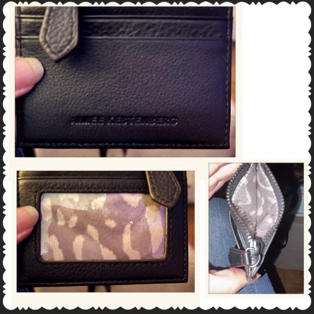 SOLD!! Aimee Kestenberg Black Card Holder